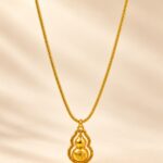 Fu-character Rotating Gourd Necklace