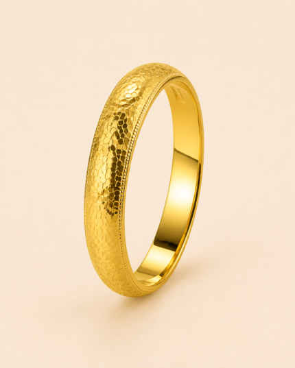 Qamar Mosaic Bangle golden jewelry product view