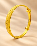 Dragon-Phoenix Studded Sliding Bangle