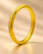 Rounded-Profile Hundred Blessings Bangle