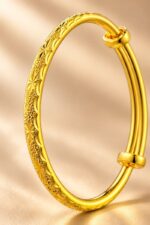 Round-Bar Mantianxing Sliding Bangle - Image 3